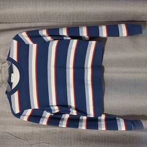 Full Tilt (Tilly's) Red, White & Blue Cropped Crewneck Sz XS